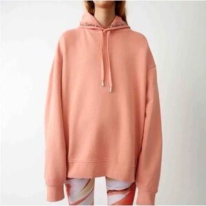 Acne yala hoodie in pink